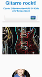 Mobile Screenshot of gitarre-rockt.de